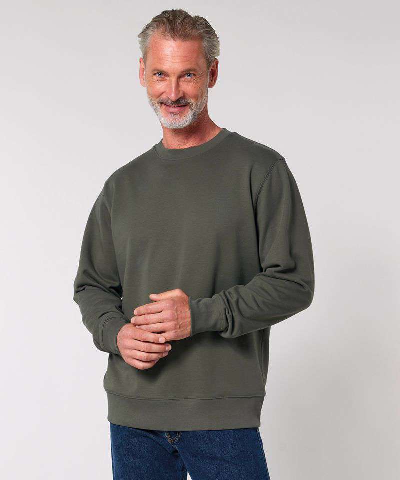 ★韓国人気★LOOKPLE★LOOK GRAPHY BUTTON COLLAR SWEATSHIRT Unisex Changer 2.0 iconic crew neck sweatshirt (STSU178) | SX703
